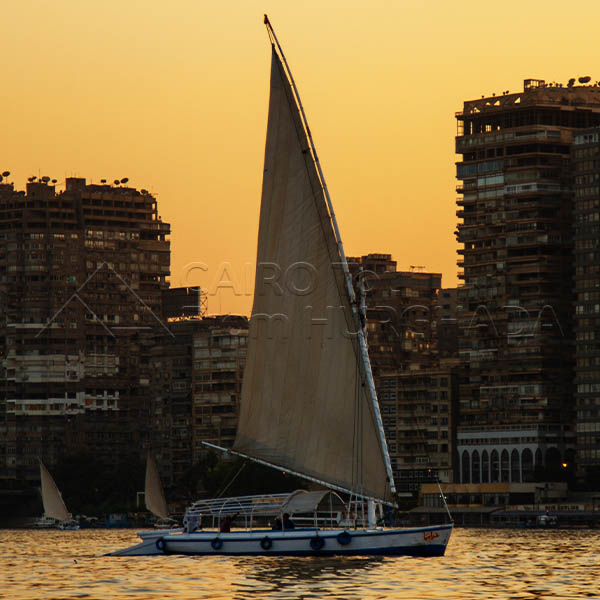 Hurghada to Cairo private day by car including felucca and lunch
